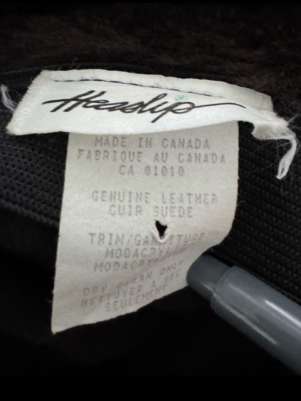 Genuine Brown Suede Bucket Hat Made in Canada - Picture 5 of 6